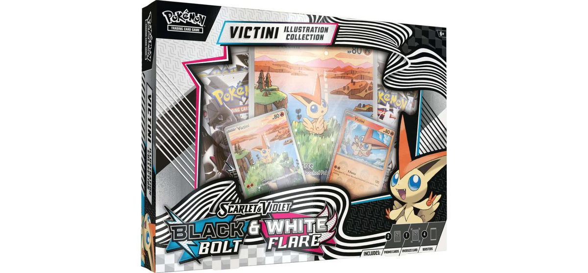 Pokemon Scarlet and Violet Black Bolt Unova Victini Illustration Collection